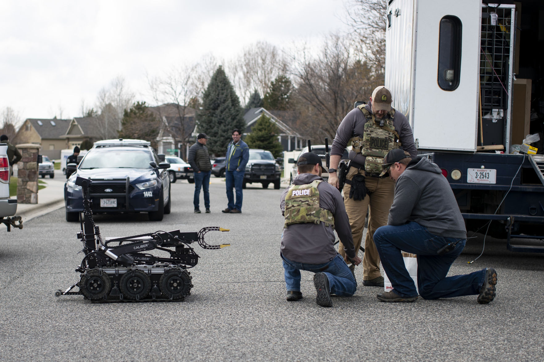Police standoff